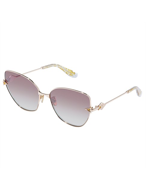 DESERT REIGN GOLD CAT-EYE Sunglasses