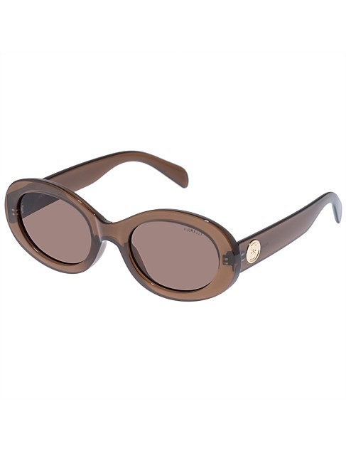 SIERRA BROWN OVAL Sunglasses