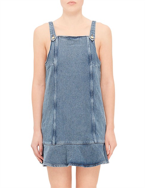 Heavy Denim Sleeveless Mini Dress