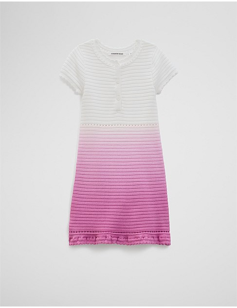 Organically Grown Cotton Ombre Knit Dress