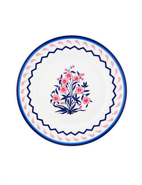 JAIPUR DINNER PLATE 27CM SET OF 2 PINK/BLUE