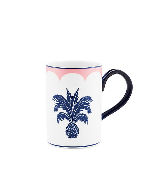 JAIPUR MUG 380ML PINK/BLUE