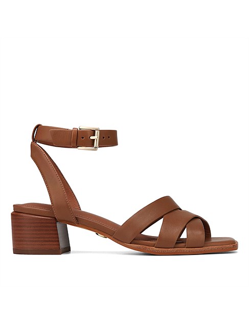 IVIE Bark Leather Strappy Heel