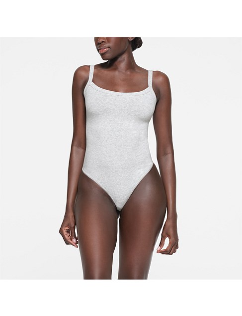 COTTON JERSEY SCOOP NECK BODYSUIT