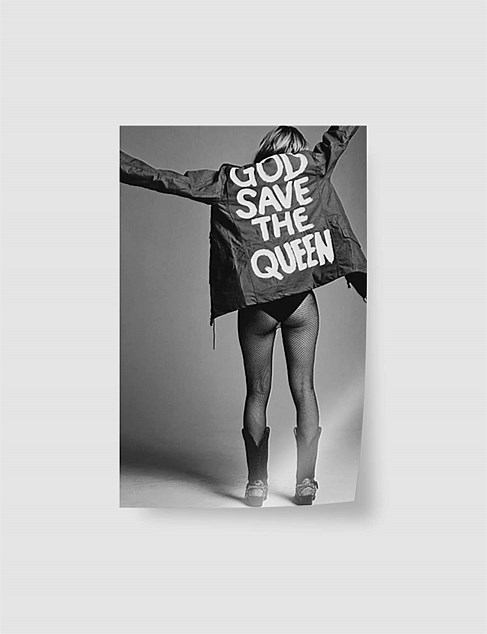 God Save The Queen A4 Unframed Print