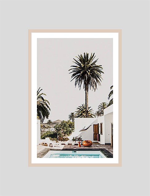 Palm Vacation 50 x 70 Framed Print