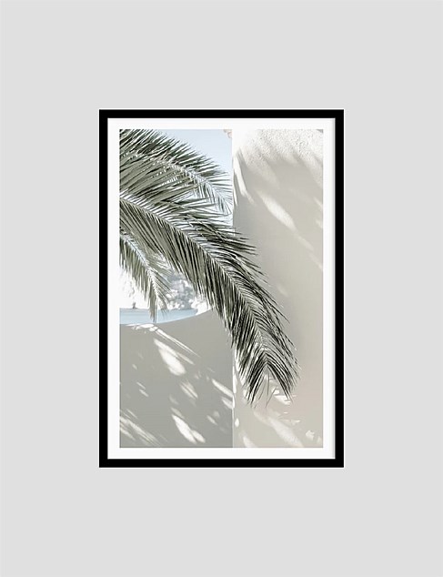 Coastal Palm A4 Framed Print