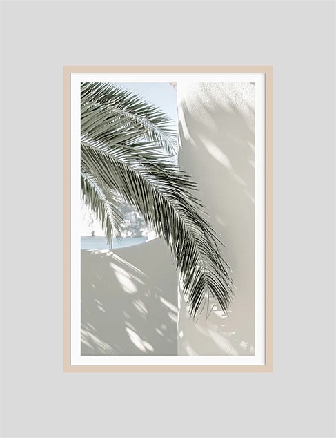 Coastal Palm 90 x 60 Framed Print