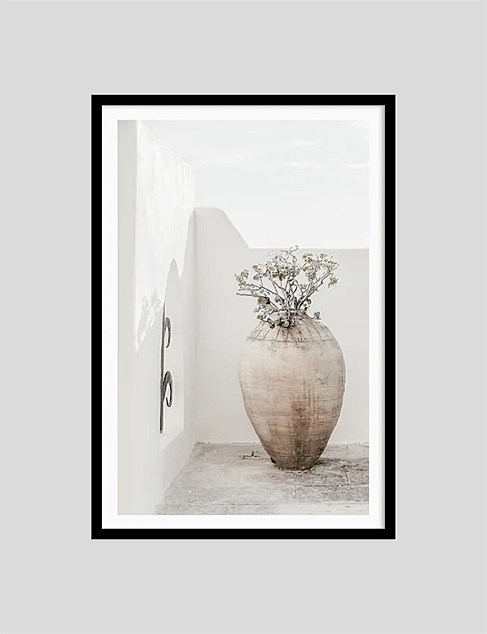 Coastal Urn 90 x 60 Framed Print