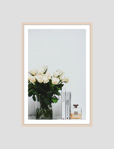 Fashion Flowers 90 x 60 Framed Print