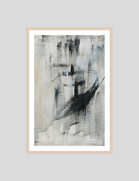 Texture Grain 50 x 70 Framed Print