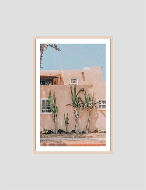 Los Angeles A4 Framed Print