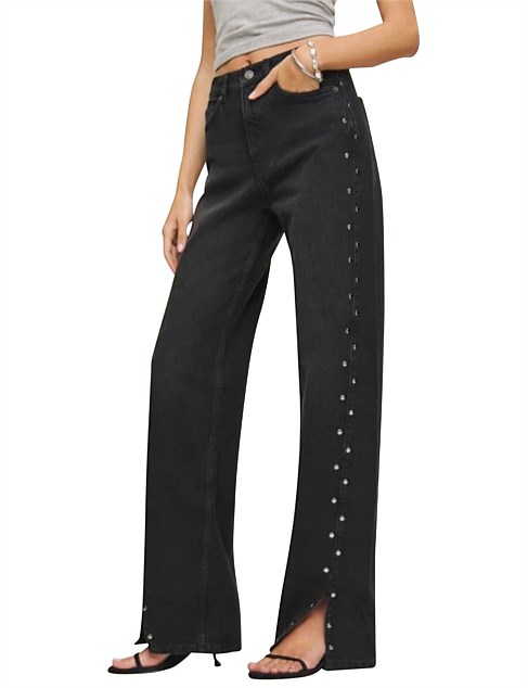 Cary High Rise Slouchy Straight Leg Jeans