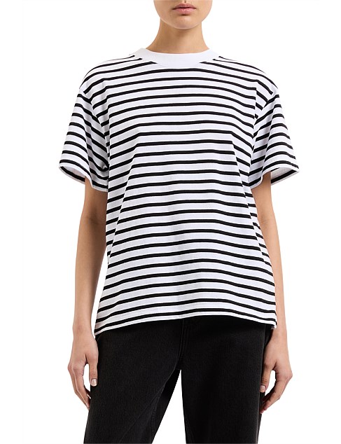 Organic Stripe Boyfriend Tee