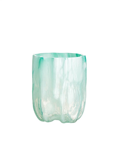 CRACKLE VASE JADE GREEN 270MM