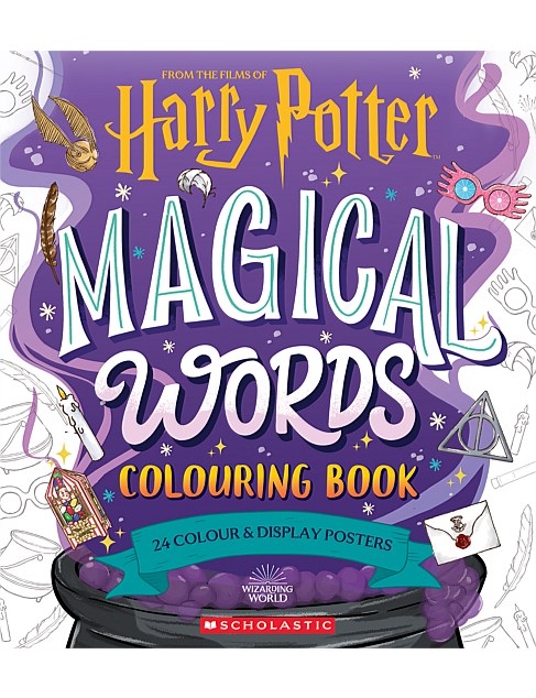 Harry Potter Magical Words Colouring Book by Harry Potter