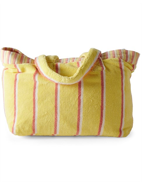 Stripe Terry Oversized Beach Bag