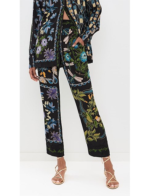 Winter Garden Black Pajama Pants