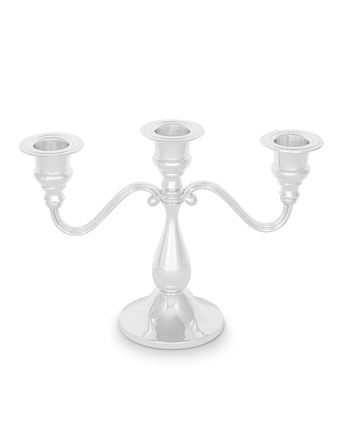 CANDLELABRA SM 16CM H SILVER PLATED