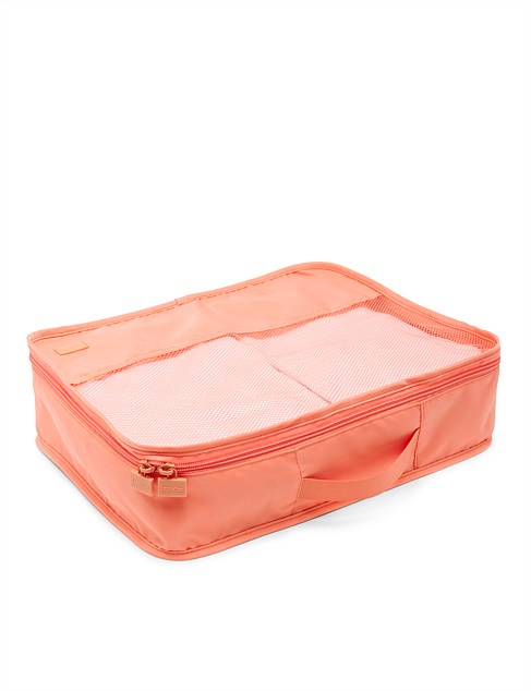 TRAVEL LUGGAGE ORGANISER MEDIUM APRICOT