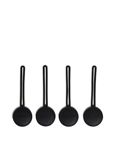 AIRTAG HOLDER SET OF 4 BLACK