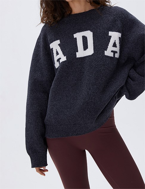 ADA Oversized Knit Sweatshirt