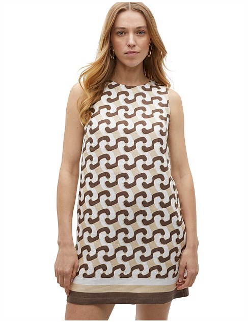 CHAIN GEO MINI DRESS