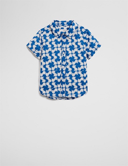 Wavy Geometric Shirt