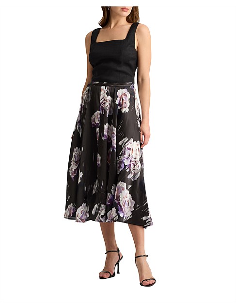 BLOOM SILK SKIRT