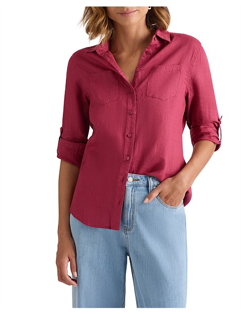 EVERLY LINEN SHIRT