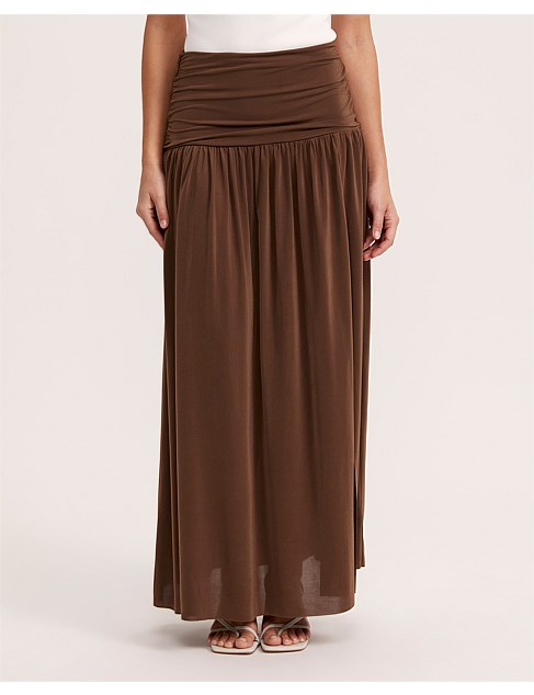 SERENA ROUCHED MAXI SKIRT