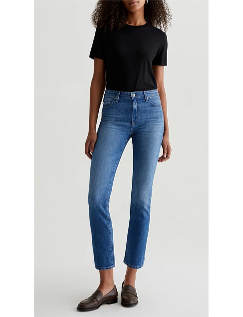 Mari High-Rise Straight Crop Jean