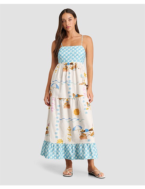 LIDO TIERED MAXI DRESS