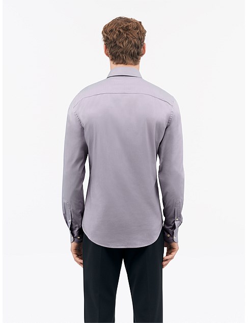 Adkin Two Tone Cotton L/S Shirt