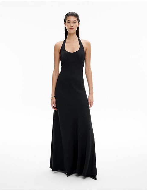 Maxi Tie Halter Dress