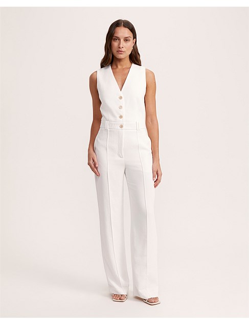 DHARMA BUTTON DOWN JUMPSUIT