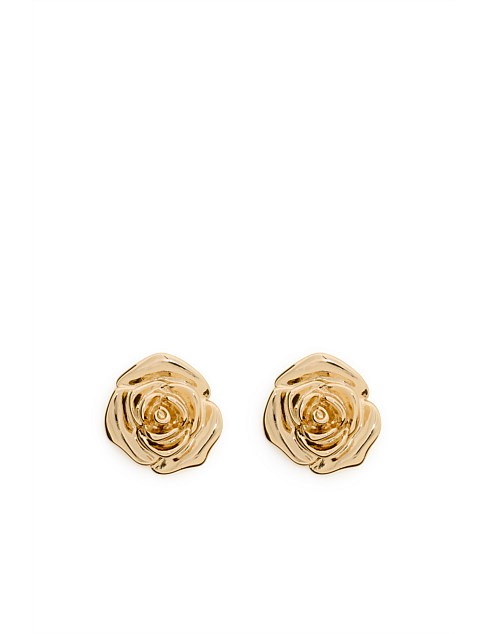 ROSETTE STUD EARRINGS