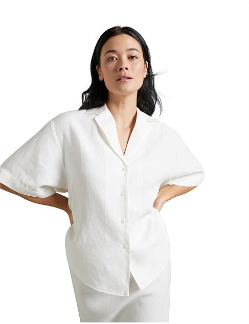 LINEN SHORT SLEEVE SHIRT