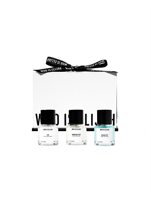 WHO IS ELIJAH BOX SET EDIT THREE 3 x 30ml