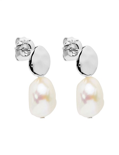 RENAISSANCE DROP EARRINGS W PEARL