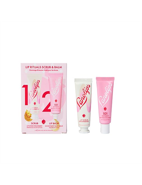 Lip Rituals Strawberry Scrub & Balm Set