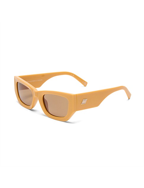 BEACHCOMBER YELLOW D-FRAME SUNGLASSES