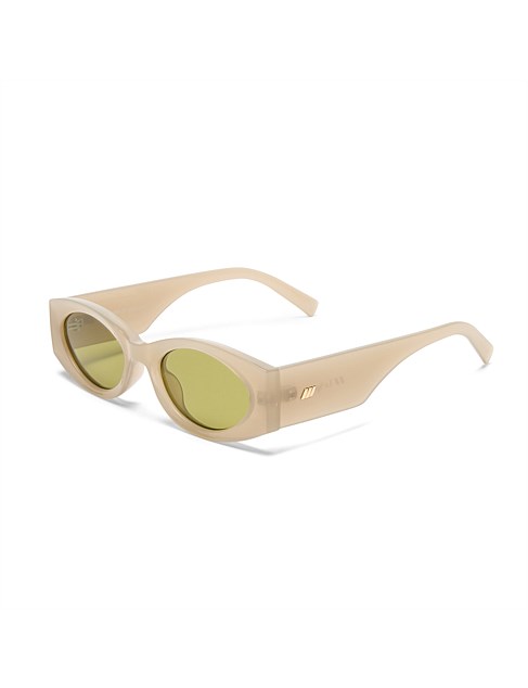 MERMAIDEN NEUTRAL OVAL SUNGLASSES