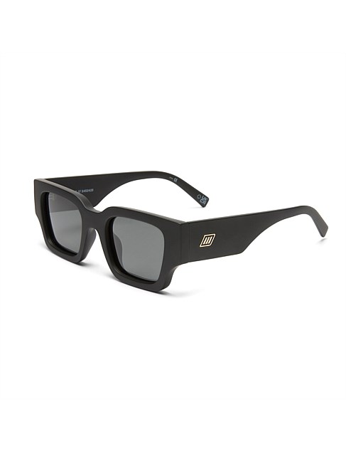 ATLANTIS BLACK RECTANGLE SUNGLASSES