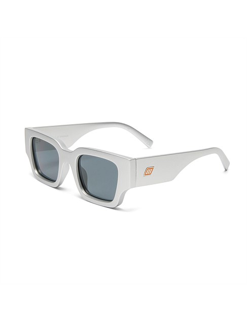 ATLANTIS SILVER RECTANGLE SUNGLASSES