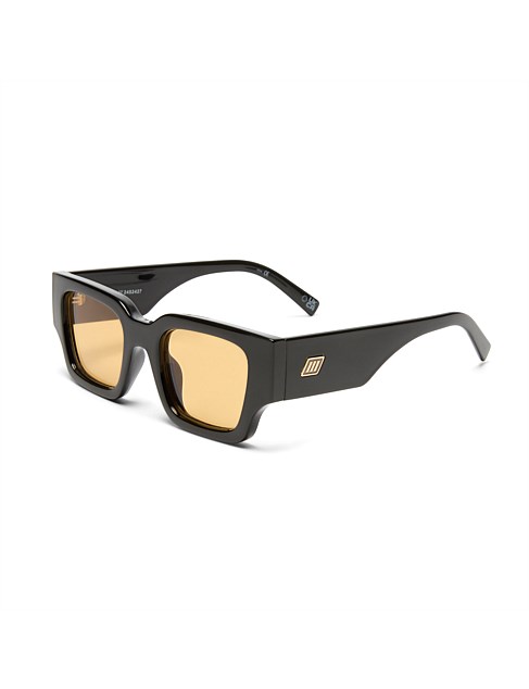 ATLANTIS BLACK RECTANGLE SUNGLASSES