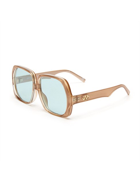 POLYDISCO GOLD SQUARE SUNGLASSES