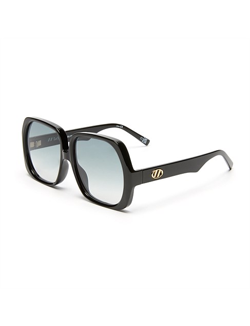 POLYDISCO BLACK SQUARE SUNGLASSES