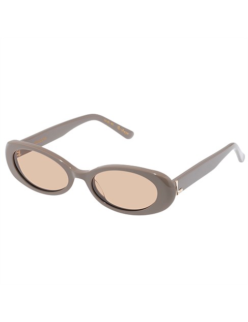 THE MORGAN BROWN OVAL SUNGLASSES