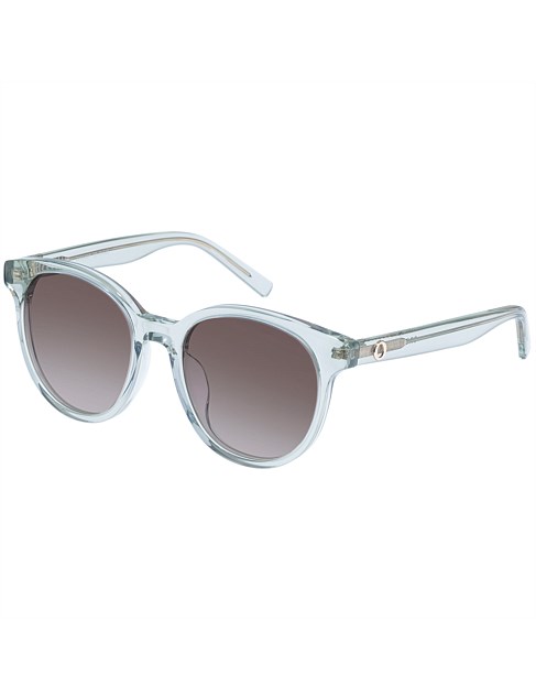 MELANY GREEN ROUND SUNGLASSES